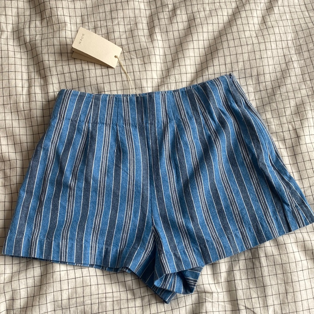 Doen Carleto Short - Indigo Stripe